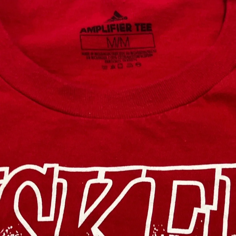 Adidas Amplifier  Nebraska CornHuskers Baseball NCAA Men's Medium Red T-Shirt
